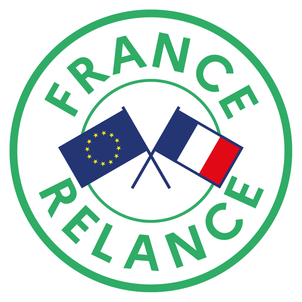 Logo partenaire France-Relance avec drapeau européen et français